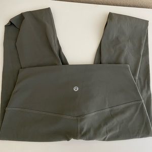Lululemon 25” align tights grey sage